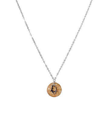 Dior Round Oblique Silver Necklace 58603 156177225