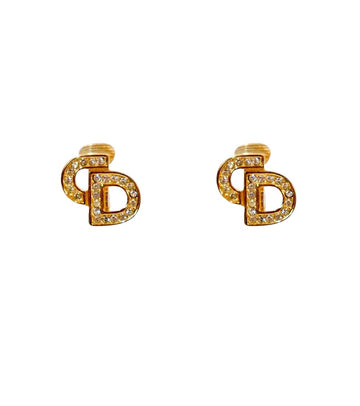 Dior Cubic CD Gold Earrings 56780 156178182
