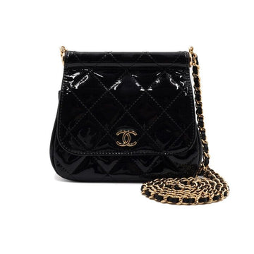 CHANEL Mini Flap Kette Schultertasche in Schwarz AP3005 156184761