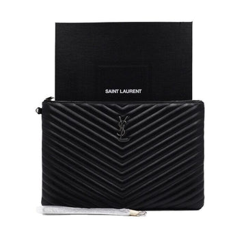 SAINT LAURENT マトラッセ シルバー金具 モノグラム ドキュメント ラージ ストラップ クラッチバッグ 440222 156184769