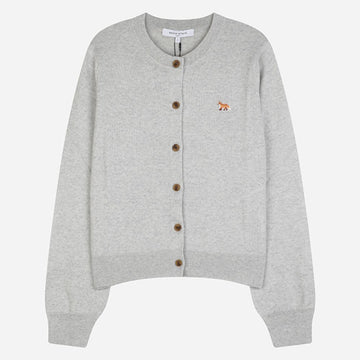 MAISON KITSUNE ベビー フォックス カーディガン グレー PW00502KT1181 H120 156187252