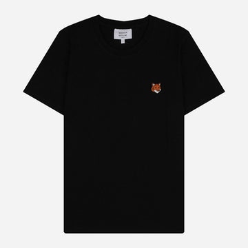 Maison Kitsune Fox Head Women's Short Sleeve T-Shirt Black 156187292