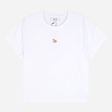 MAISON KITSUNE 6S Baby Fox Frauen T-Shirt Weiß PW00111KJ7026 P100 156187327