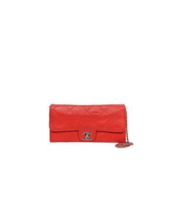 CHANEL Wild Stitch Chain Wallet Shoulder Bag 59218 156218840