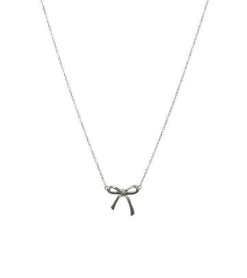 Tiffany & Co Ribbon Silver Necklace 56078 156220311