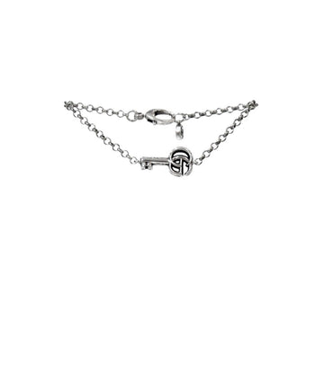 GUCCI ダブルGキーシルバーブレスレット 53307 156220377