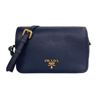 PRADA Kreuzkörper aus Vitello Phoenix Navy 1BD163 156221467