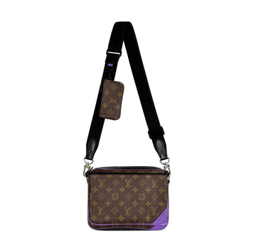 LOUIS VUITTON モノグラム トリオ メッセンジャー クロスバッグ パープル 8NATEQK 156221613