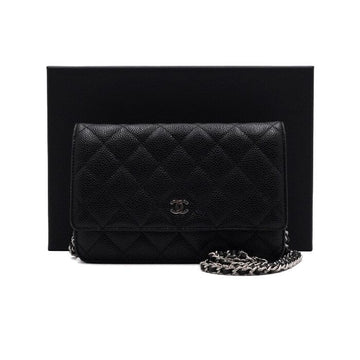 CHANEL Silver Chain Shoulder Bag and Crossbody Bag A63912 156222622
