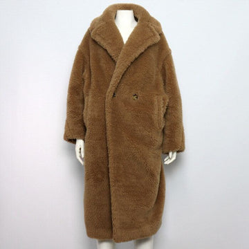 MAXMARA Woll-Seiden-Mix Damen Teddy Langjacke 10161503 156246888