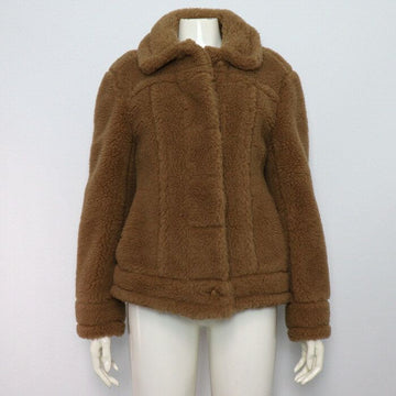 MAXMARA Damen Teddy-Jacke aus Wolle-Seide-Mischung 23108604396 156247402