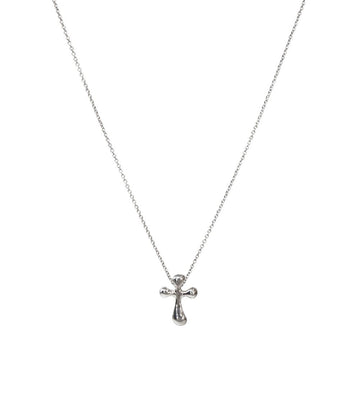 Tiffany & Co Cross Silver Necklace 54050 156253438