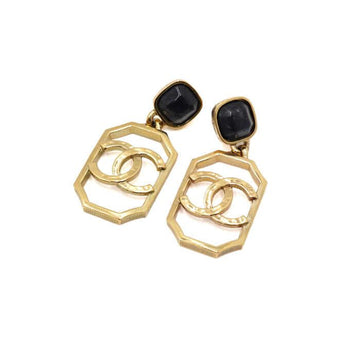 CHANEL Goldene CC-Logo Stein Ohrringe 20 Saison 156277075