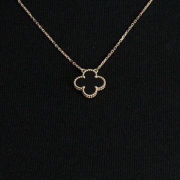 VAN CLEEF & ARPELS Vintage Alhambra Halskette mit schwarzem Onyx aus 18K Gold VCARA45800 156277088