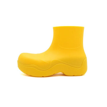Bottega Veneta Yellow Rubber Puddle Women's Rain Boots 640045 22FW 156277116