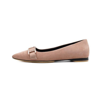 Hermes Pink Suede DOUCE Ballerina Flats 63992 156277176