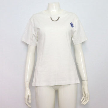 Louis Vuitton Short Sleeve T-Shirt with Chain Patch 1ABT4F 23SS White 156278227