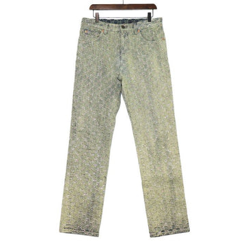 Gucci Crystal Jacquard Denim Pants 676864 152318388