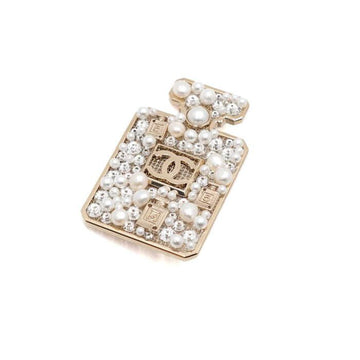 CHANEL Kristallperlen Brosche NO.5 Flasche 20 Saison 156288079