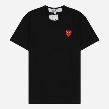 COMME DES GARCONS ダブルハート半袖Tシャツ ブラック T288 051 1 156290186