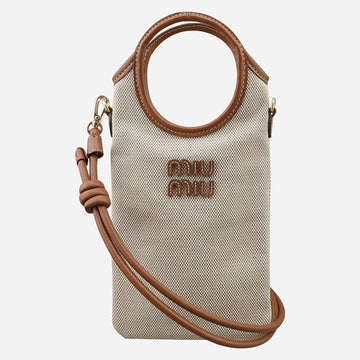 Miu Miu Cotton Mini Pouch Shoulder Bag 156290355