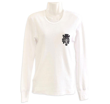 Chrome Hearts Waffle Long Sleeve T-Shirt S Size White 156309873