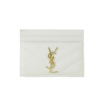 SAINT LAURENT Embossed Cassandra Matelassé Kartenetui 423291 14109 156311554