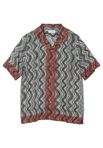 Dries Van Noten CARLTONE Viscose Shirt Brown 82103208