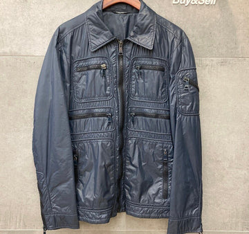 DOLCE & GABBANA Nylon Pocket Blouson Jacke Navy C032804 148410447