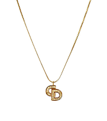 DIOR Cubic CD Gold Halskette 54569 156314731