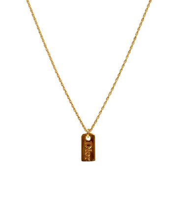 Dior Plate Gold Necklace 57811 156314735