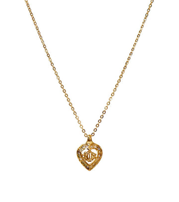 DIOR キュービックハートエンブレムゴールドネックレス 55299 156314783