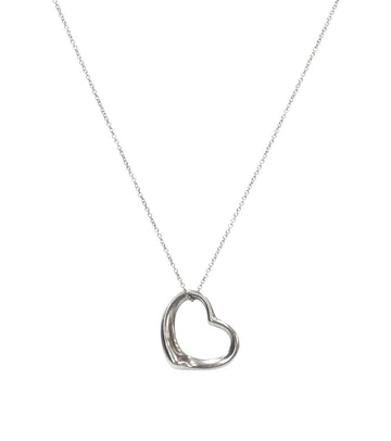 TIFFANY & CO Offenes Herz Silber Halskette 54449 156314864
