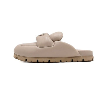 PRADA ソフトパディングナッパレザー女性ミュールスリッパ 1S084N 156319153