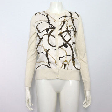 Lauren Ralph Lauren Belt Print Cotton Blend Women's Cardigan aa63772 156319304