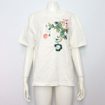 SATURDAY CLUB フラワー刺繍が施された女性用半袖Tシャツ A12910 156319649