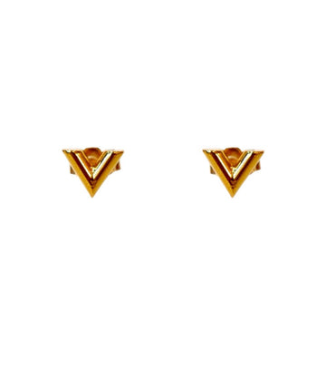 Louis Vuitton Essential V Gold Earrings 56438 156319800