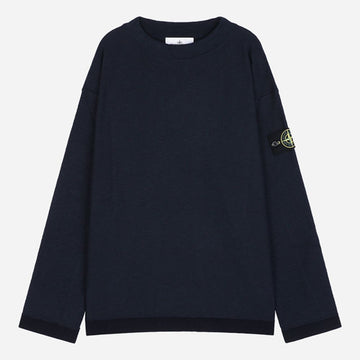 STONE ISLAND 6S Wappen Patch Baumwollstrick Navy 5100044 S01B0 V0020 156358745