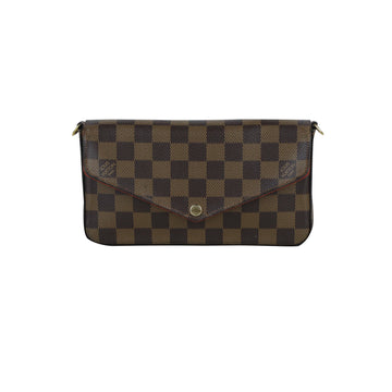LOUIS VUITTON ダミエ フェリシ ポシェット クロスボディ N40492 14135 156374736