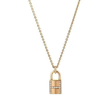 Hermes Kelly Cadena Diamond Necklace Rose Gold B1020C186 152324932