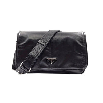 PRADA レザー三角ロゴショルダーバッグ 51826053 156377120
