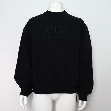 Balenciaga Black Cotton Paris Logo Unisex Sweatshirt 697869 156383489
