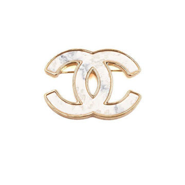 CHANEL CCロゴマーブルブローチ 23シーズン aa63974 156383889