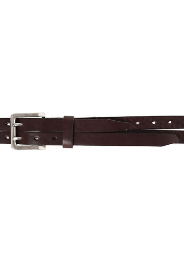 Our Legacy Brown Leather Split Belt A42484O 114353632