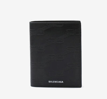 BALENCIAGA Kartenetui mit Logodetails Schwarz 792413 156443841