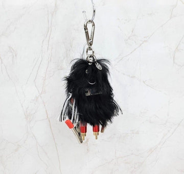 Prada Lupus Metal Robot Keyring 1TR264 149409499