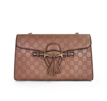 GUCCI エミリー ショルダーバッグ 295402 ローズベージュ Z5XTNR9W 156503046