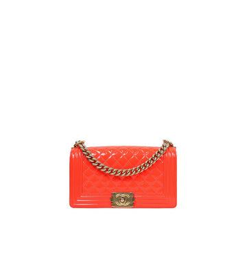 CHANEL レッドペイデントミディアムボーイバッグ 58510 156503806