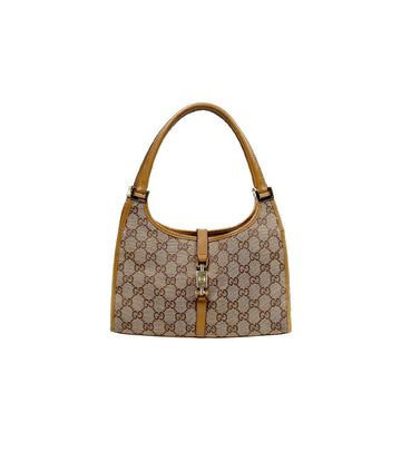 GUCCI ブラウン シマ ジャッキー ホーボーバッグ 59401 156503911