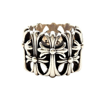 Chrome Hearts Cemetery Round Ring Size 20 Silver 9JH44NE0 156504230